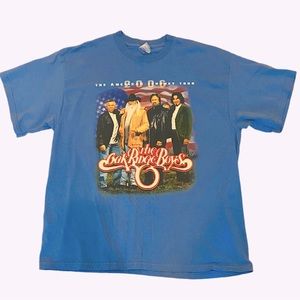 Y2K Oak Ridge Boys Concert TShirt Country Music Western Blue XL American Journey